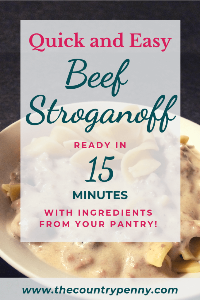 Quick and Easy Beef Stroganoff