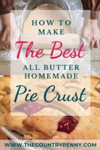 The Best Flaky Homemade All-Butter Pie Crust