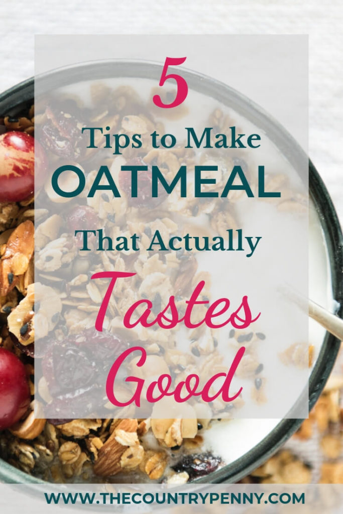 Easy Oatmeal that Actually Tastes Good